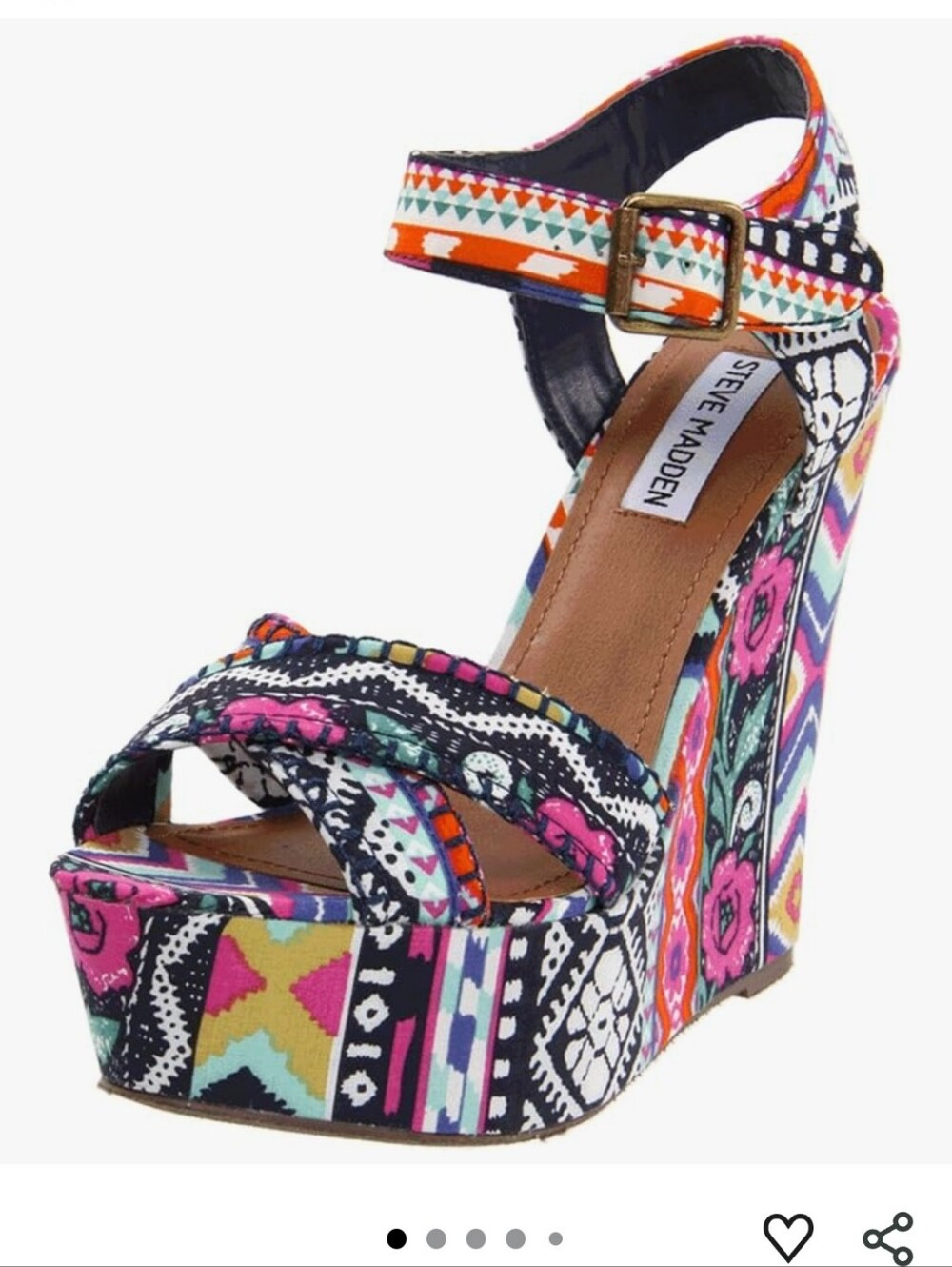 Steve Madden Winonna Wedges Women's Size 7.5 - Picture 1 of 14